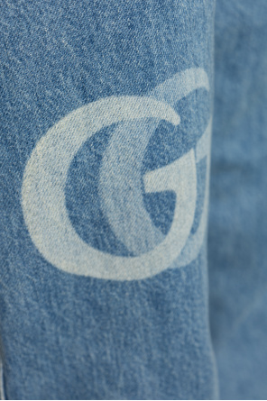Gucci Jeansy z logo