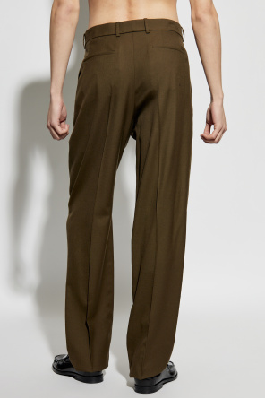 Saint Laurent Pantalones de lana con raya