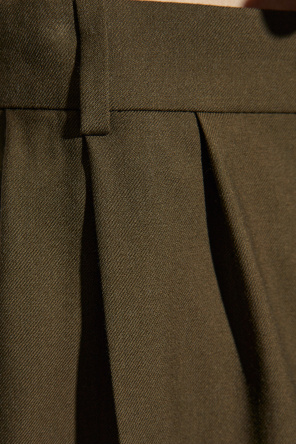 Saint Laurent Pantalones de lana con raya