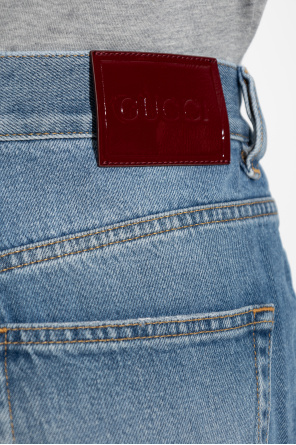 Gucci Jeansy z lekko rozszerzanymi nogawkami