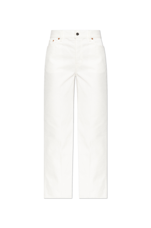 Pants with logo