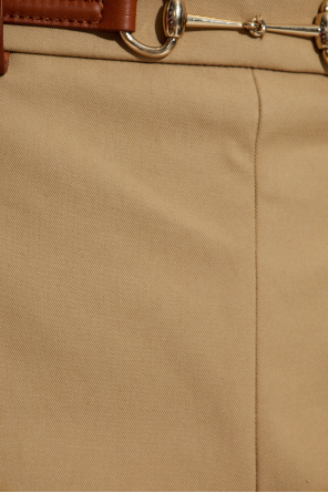 Gucci Pantalones con cinturón