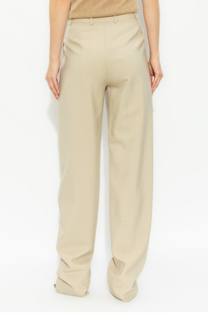 Saint Laurent Pantalones de cintura alta