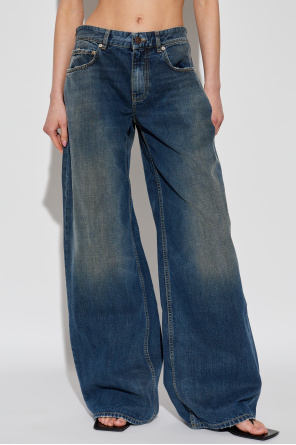 Balenciaga Jeansy z szerokimi nogawkami