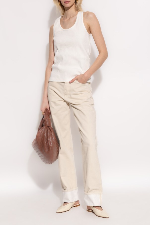 Bottega Veneta Vaqueros de cintura alta
