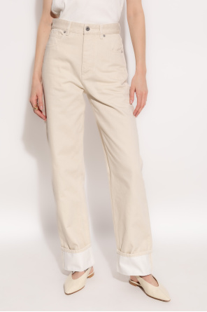 Bottega Veneta Vaqueros de cintura alta