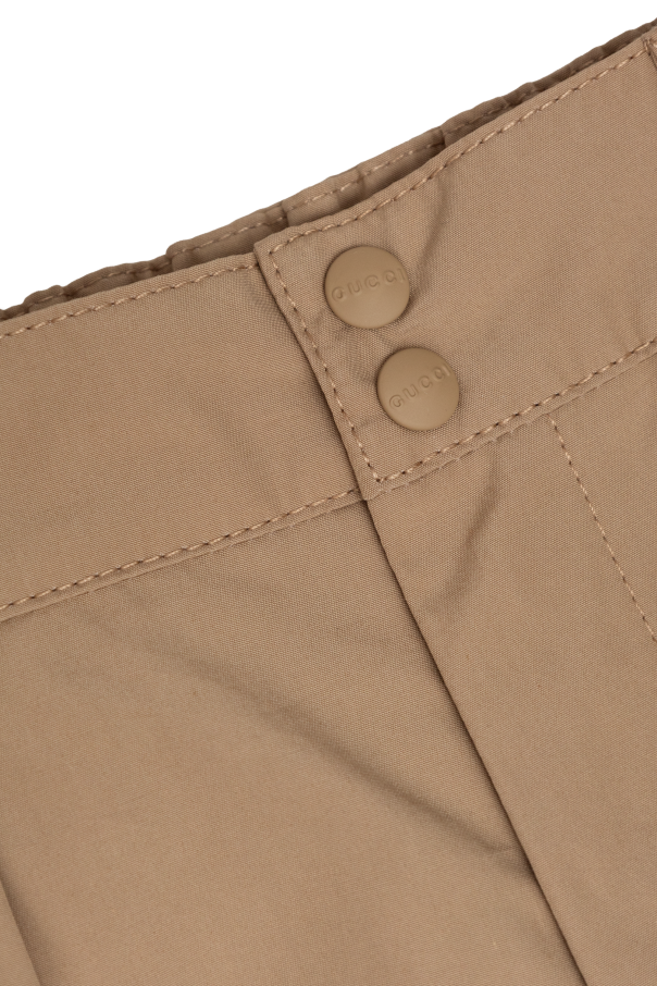 Gucci Kids Pantalones de algodón