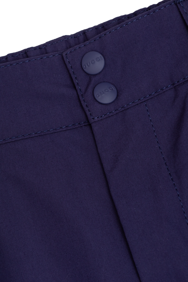 Gucci Kids Cotton trousers