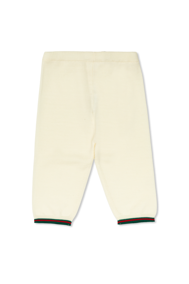 Gucci Kids Pantalones de lana