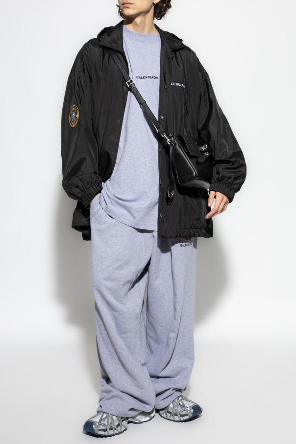 Balenciaga Calças de moletom com logotipo