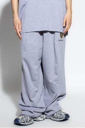 Balenciaga Calças de moletom com logotipo