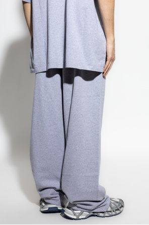 Balenciaga Calças de moletom com logotipo