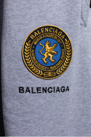 Balenciaga Calças de moletom com logotipo