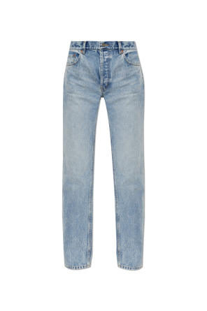 Jeans with tapered legs