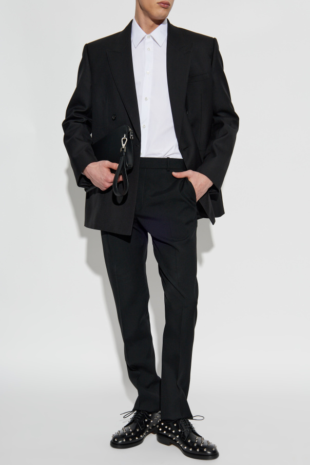 Alexander McQueen Pantalones con raya