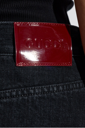 Gucci Jeansy z szerokimi nogawkami