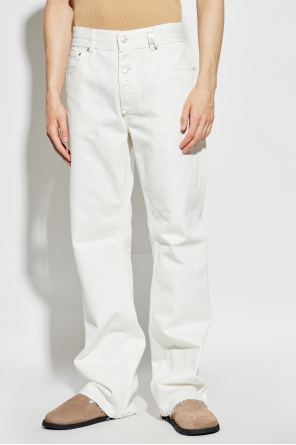 Alexander McQueen Jeans with vintage effect