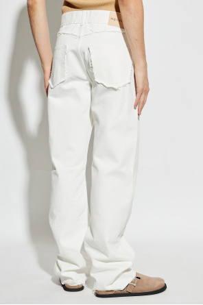 Alexander McQueen Jeans with vintage effect
