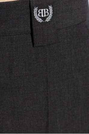 Balenciaga Weit geschnittene Bundfaltenhose