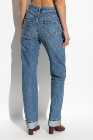 Bottega Veneta Vaqueros de tiro alto