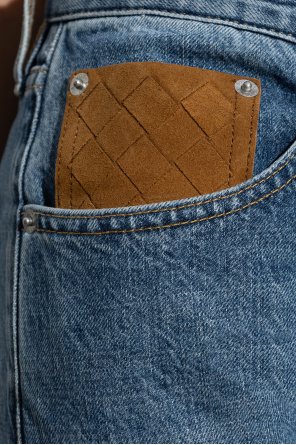 Bottega Veneta Vaqueros de tiro alto