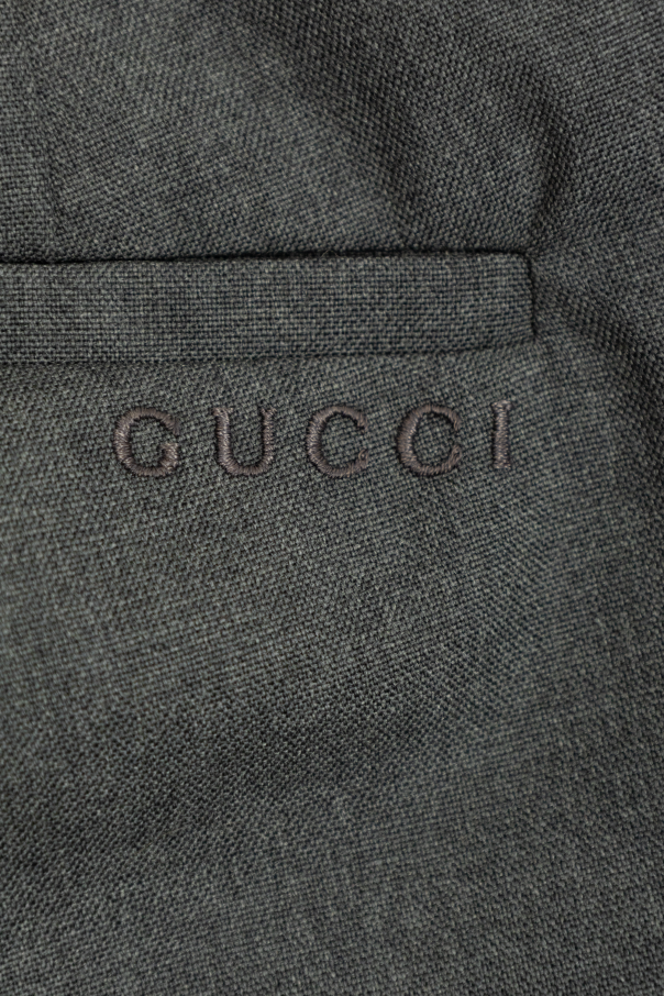 Gucci Kids Creased trousers