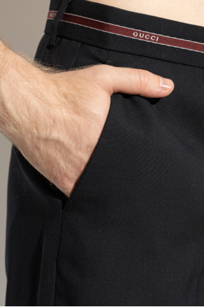 Gucci Wool trousers with crease