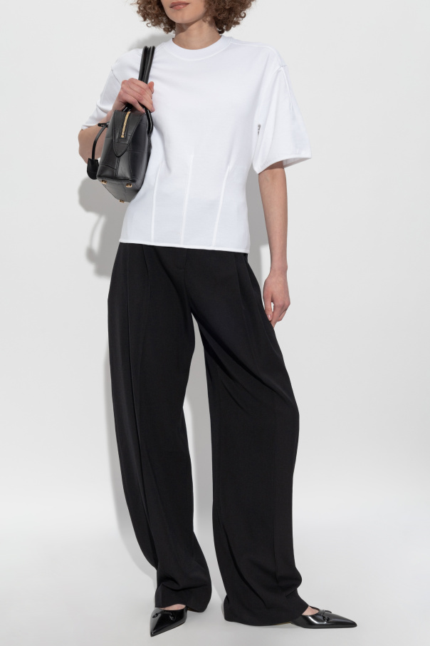 Alexander McQueen Weit geschnittene Bundfaltenhose