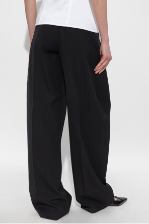 Alexander McQueen Weit geschnittene Bundfaltenhose