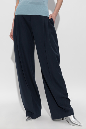 Alexander McQueen Weite Bügelfaltenhose