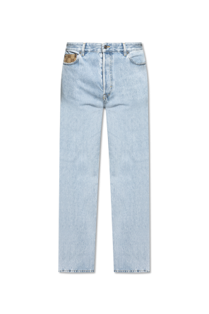 Jeans with logo