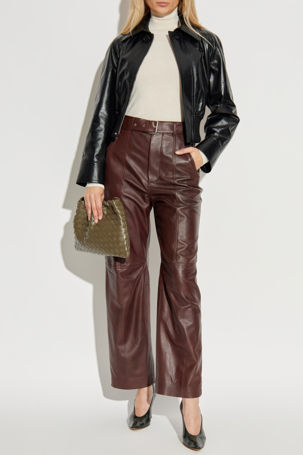 Bottega Veneta Leather trousers