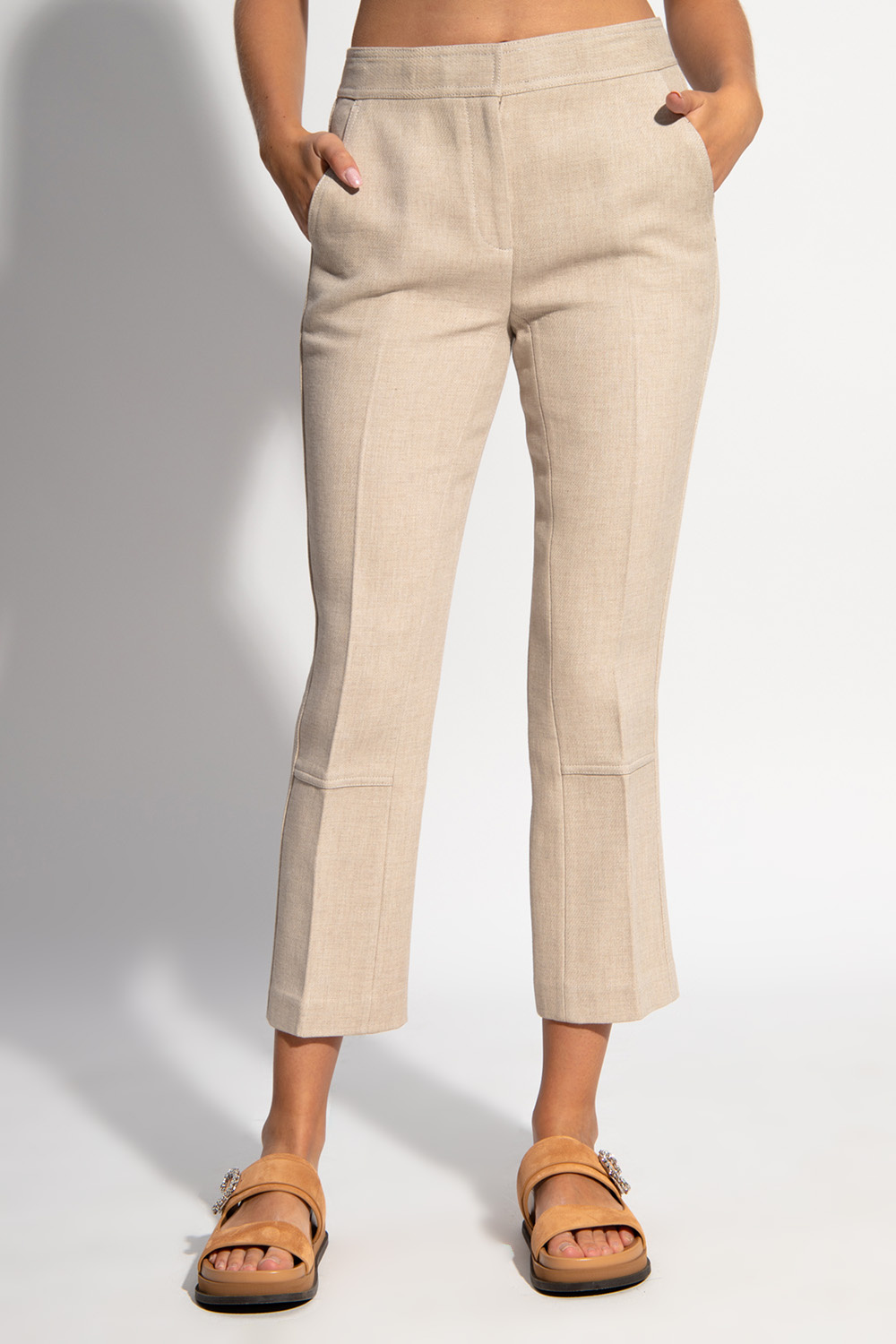 Tory Burch Pleat-front London trousers