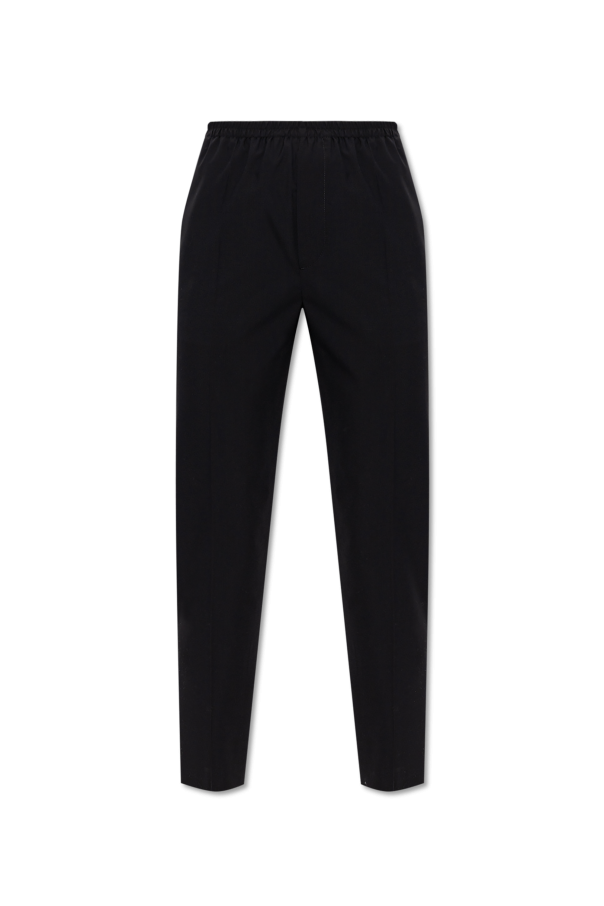 Bottega Veneta Wollhose mit Bügelfalte