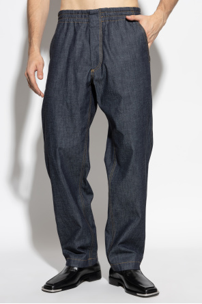 Bottega Veneta Jeansy o luźnym kroju