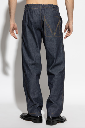 Bottega Veneta Jeansy o luźnym kroju