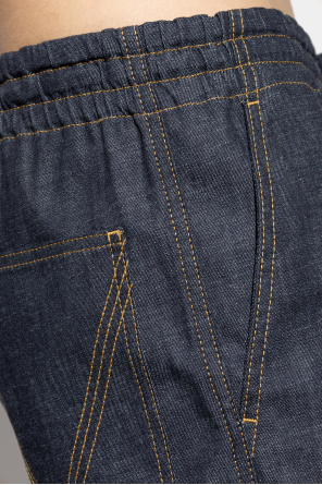 Bottega Veneta Jeansy o luźnym kroju
