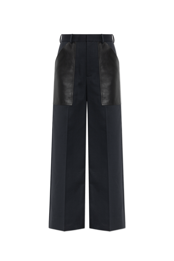 Trousers with leather pockets od Bottega Veneta