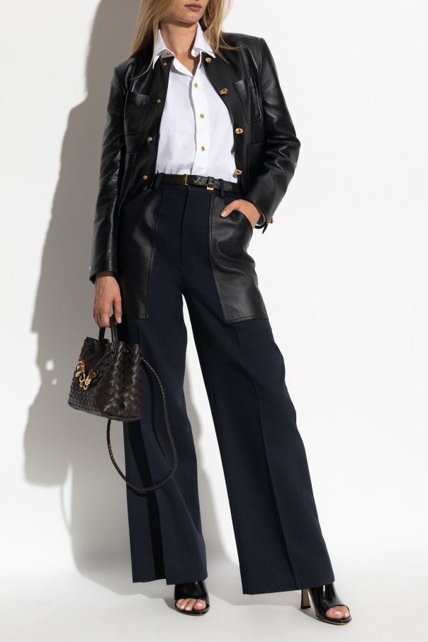 Bottega Veneta Trousers with leather pockets