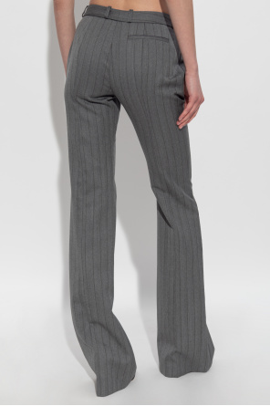 Alexander McQueen Herringbone pattern trousers