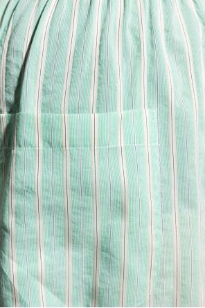 Balenciaga Weit geschnittene Hosen mit Streifenmuster