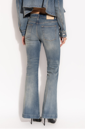 Alexander McQueen Jeansy z rozszerzanymi nogawkami