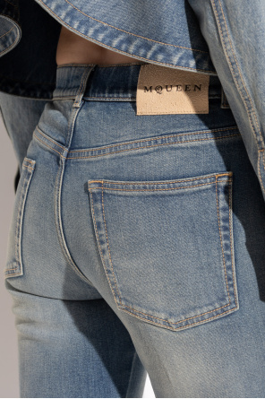 Alexander McQueen Jeansy z rozszerzanymi nogawkami