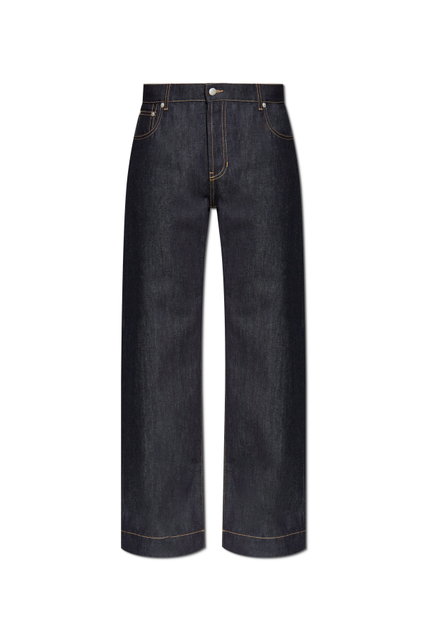 Straight-leg jeans od Alexander McQueen