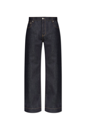 Straight-leg jeans