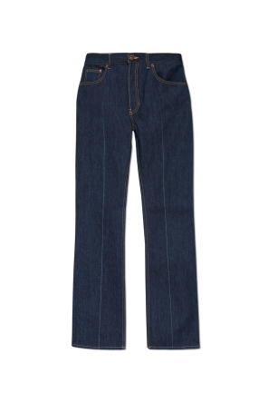 Straight-leg jeans