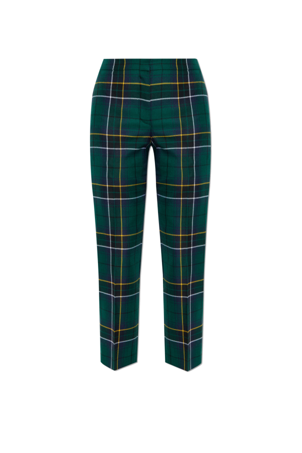 Plaid trousers od Alexander McQueen