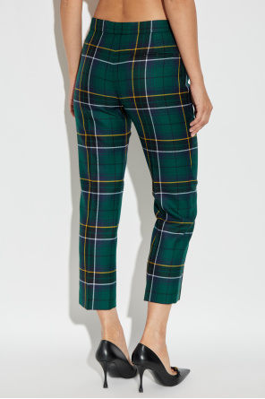 Alexander McQueen Plaid trousers