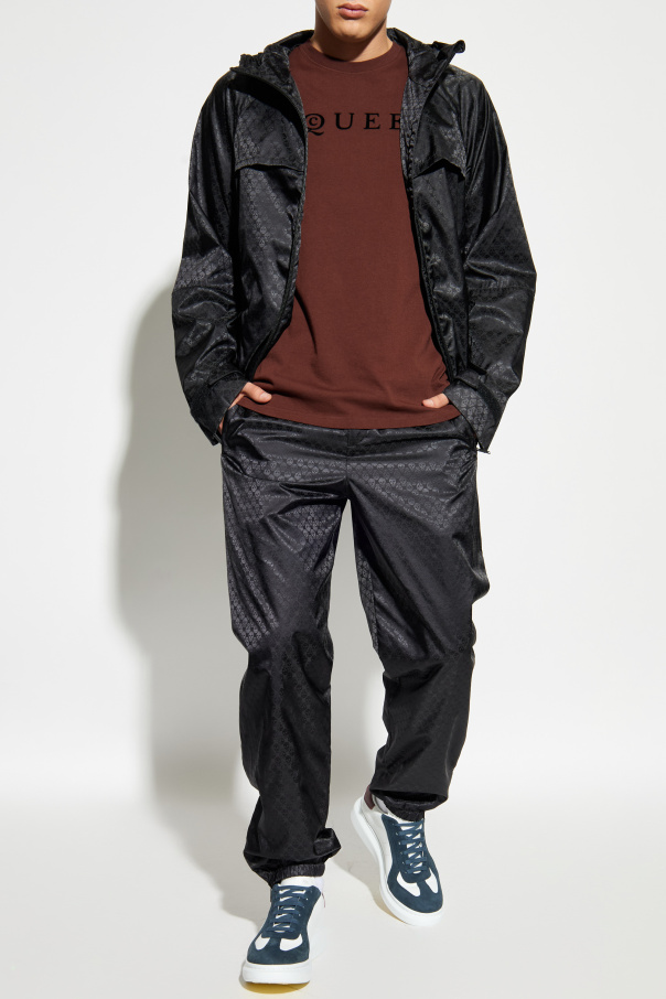 Alexander McQueen Trousers with sewn-in zippers in the legs