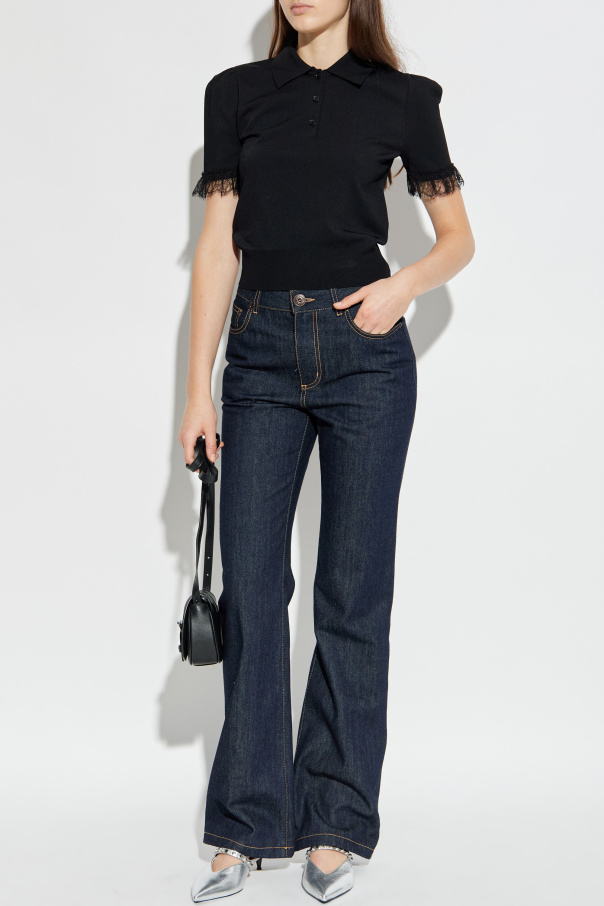 Alexander McQueen Vaqueros tipo ‘straight’